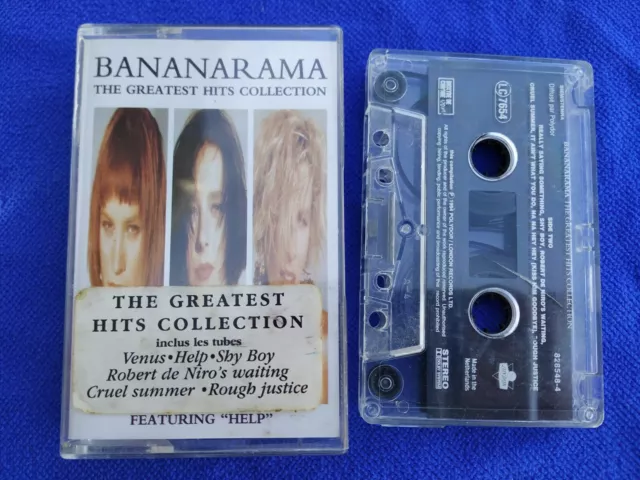 k7 cassette audio BANANARAMA the greatest hits collection