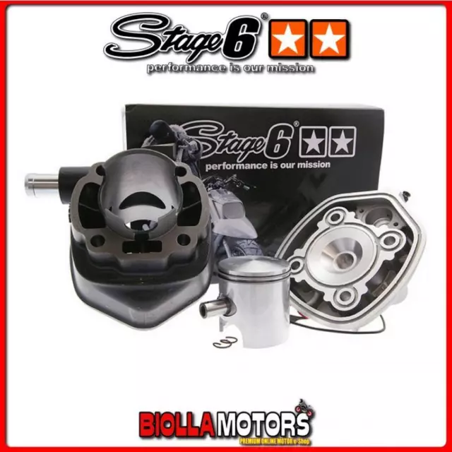 S6-7216651 Cylindre Kit Stage6 Streetrace 70Cc D.47 Mbk Nitro 50 2T Lc Sp.10 Ghi