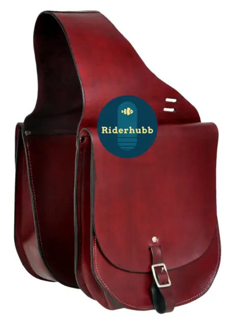 Western-Leder-Pferdesatteltasche, bearbeitetes echtes Rindsleder, 10 L x 10...