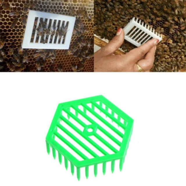 1Pc Plastic Green Queen Marker Cage Clip Bee Catcher Tool New Hot M6M6 V7V8