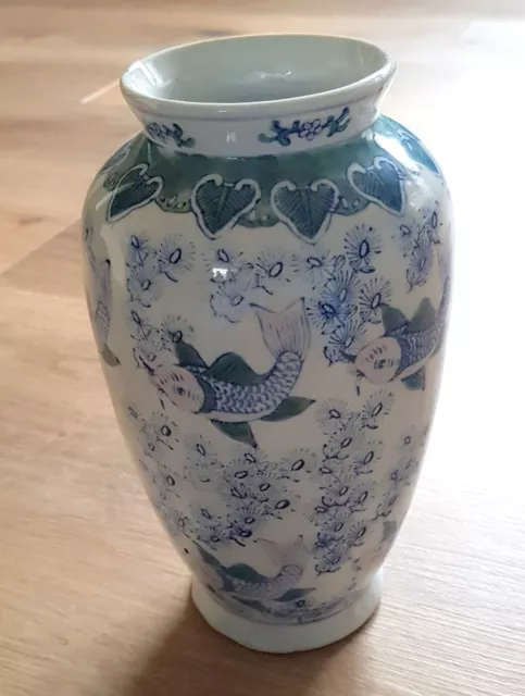 Chinesische Porzellan Vase 25 cm  *ALT*TOP