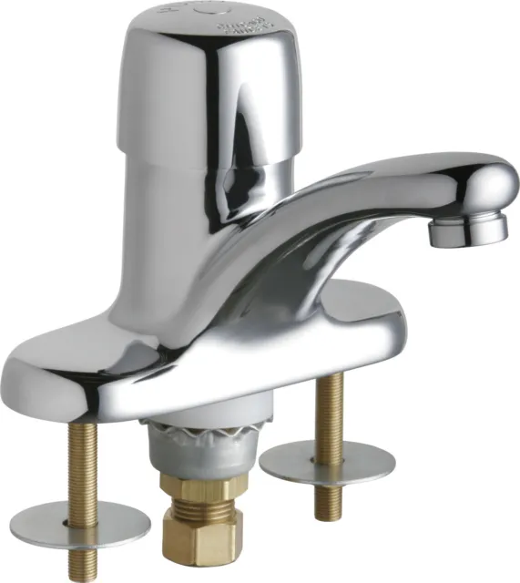 Chicago Faucets 3400-AB Single Supply Hot / Cold Water Basin - Chrome