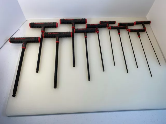 Eklind Tool Company 60614 11 Piece 6" Series Power-t T-handle Hex Key Set