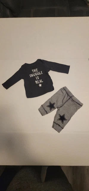 Carters Baby Boy Bodysuit Pants Set Size New born