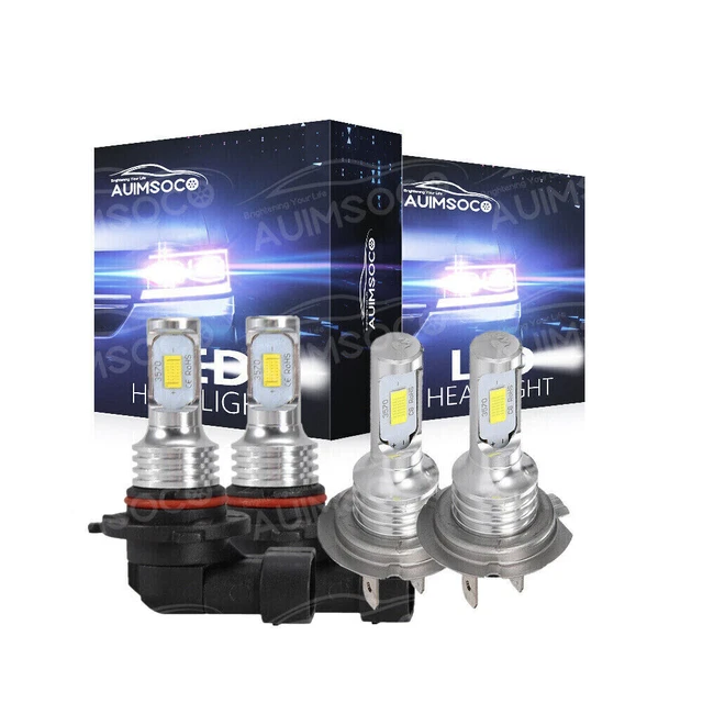 For Outback 2005-2013 2014 6000K LED Headlights Bulbs High Low Beam 20000LM 4x
