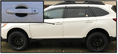 Carbon Fiber Door Handle Scratch Protector Guard Trim Fits Subaru Outback 4 Pack