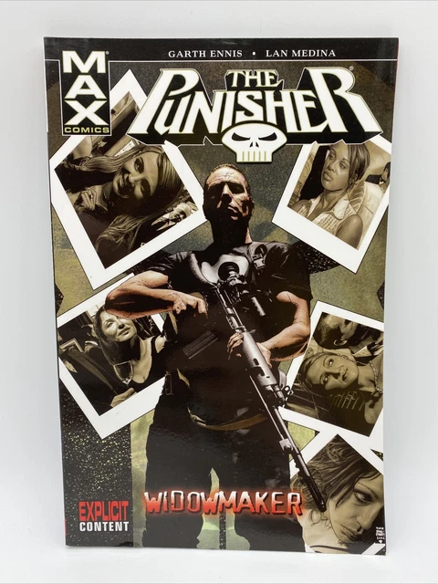 Marvel THE PUNISHER MAX Volume 8 Widowmaker TPB Graphic Novel Garth Ennis