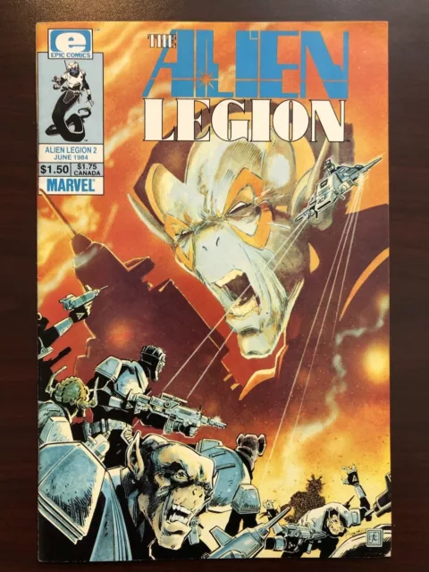 Alien Legion #2 (Marvel [Epic] Comics, 1984) Nice Condition!!
