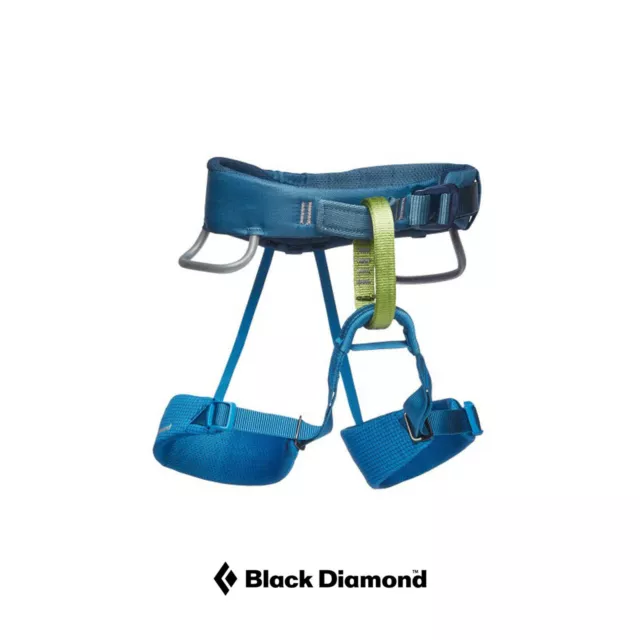 Black Diamond Momentum All-Around Kid's Harness Multi-fit Rock Climbing