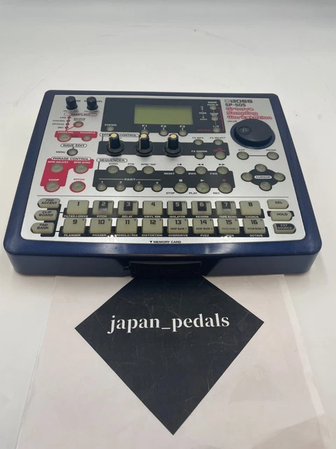 BOSS SP-505 Groove Sampling Workstation With AC Adapter FedEx From Japan Jp Good