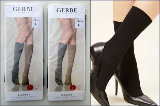 Lot De 5 Bas Gerbe – Modèles Différents Taille 1 – Couleur Noir – Neufs Avec étiquettes
