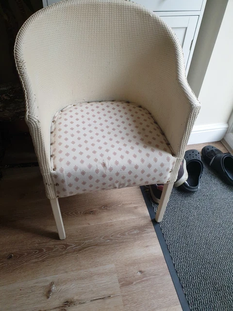 LLOYD LOOM STYLE Bedroom Chair 10.00 PicClick UK