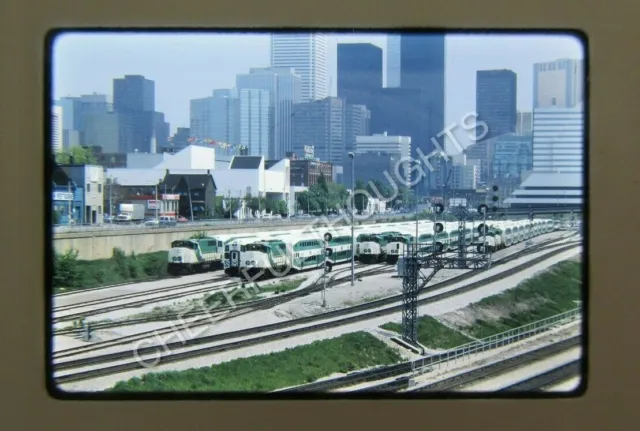 Original '87 Kodachrome Slide GOT GO Transit Yard Scene      33S28