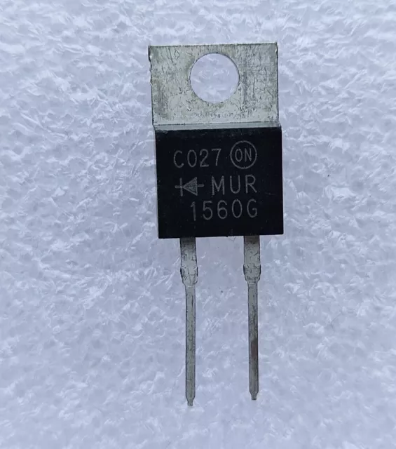 MUR1560G / MUR1560 TO-220-2 IC 2 broches circuits standard chip transistor B34.2
