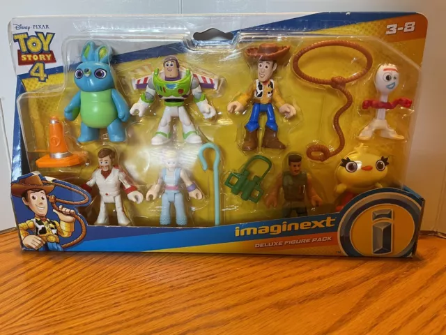 IMAGINEXT TOY STORY 4 Deluxe Figure Pack 8 Figures New Sealed 2018