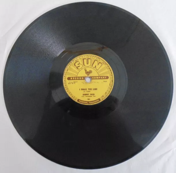 Johnny Cash I Walk The Line - Get Rhythm 78 Rpm Sun Disco Company 241 Primera Edición