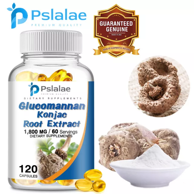 Glucomannan Konjac Root Extract - Weight Loss,Weight Management,Relieve Bloating