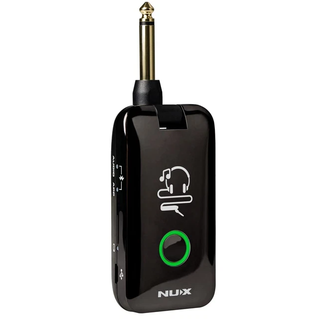 Multieffekt Nux MP2 Plug Wireless Amp drahtlos System Effekt Schwarz SEHR GUT