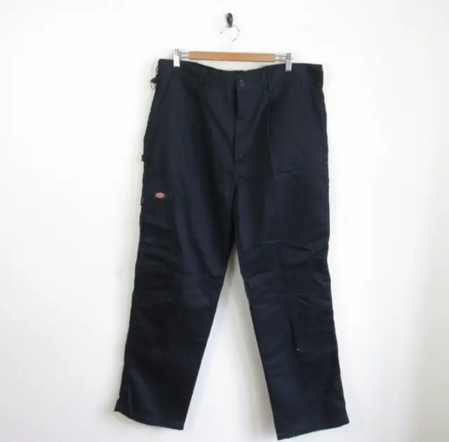 Mens Dickies Redhawk Work Trousers Blue WORKWEAR SKATE PANT CHINO | W38" x 32"