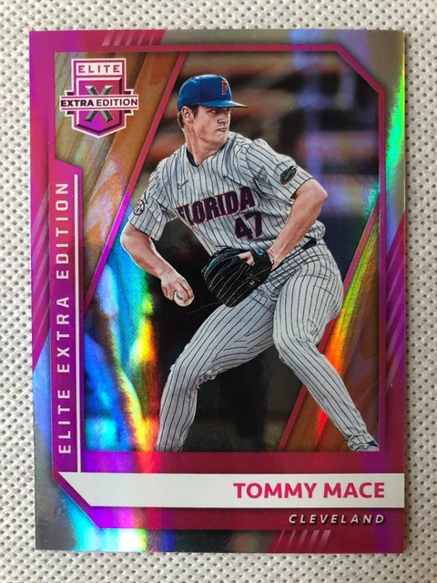 2021 Panini Elite Extra Edition Baseball Tommy Mace Rc Pink Parallel Guardians