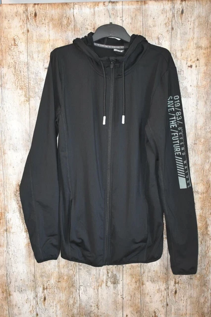 CRIVIT MEN S SPORT Running Jacket Size S 34 36 Black Defend