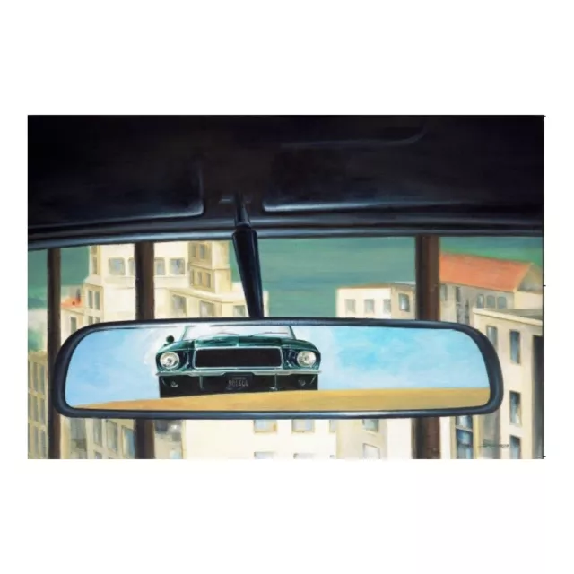 Larrini Bullitt Rear View Mirror Print