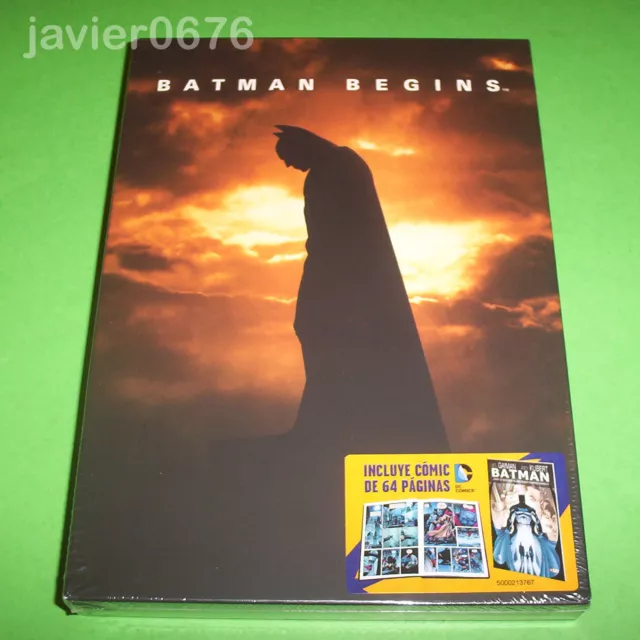 Batman Begins Dvd Nuevo Y Precintado Incluye Comic 64 Paginas