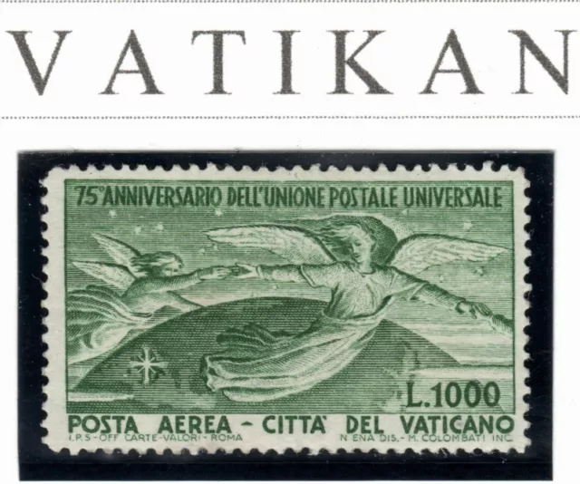 Vatikan 162 * 75 Jahre Weltpostverein Upu 1949 Posta Aerea - Citta Del Vaticano