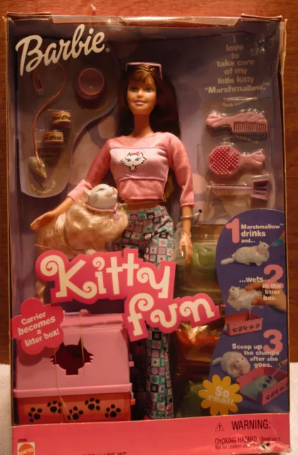 Barbie Kitty Fun Doll - 2000 Brunette