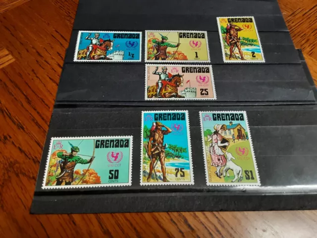 GRENADA  1972 SG 482-88 UNICEF SET 6v MNH