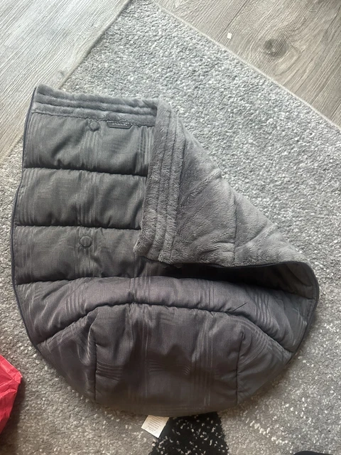 ICANDY PEACH FOOTMUFF Duo Pod in Dark grey check Just The Uper