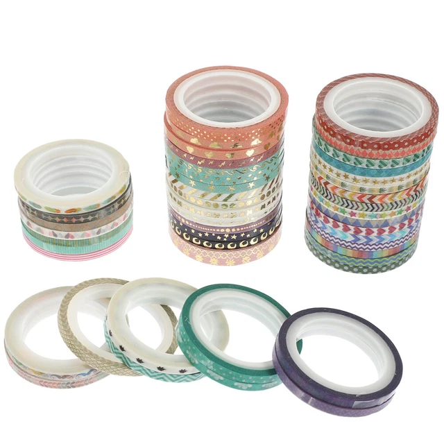 48 Rollen diy Papierbänder Washi-Tape-Set Pro Dekor Geschenk Sammelalbum