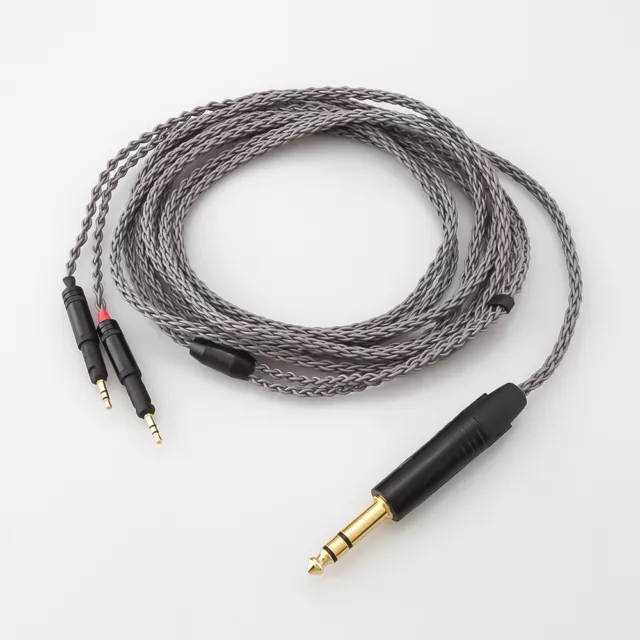 Cable de auricular 8 núcleos 7N OCC plateado R70X para auriculares ATH-R70X R70X R70X5