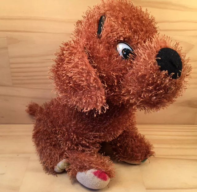 FRIZZY THE PUPPY DOG “Brown” Gorgeous Cuddly Puppy Soft Toy Plush Animal Friend