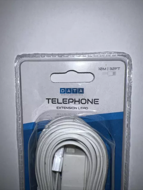 Telephone Extension Lead - 10m / 32ft 2
