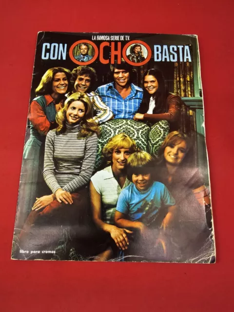 Antiguo Album De Cromos De La Serie De TV Con Ocho Basta  Año 1979 Fher