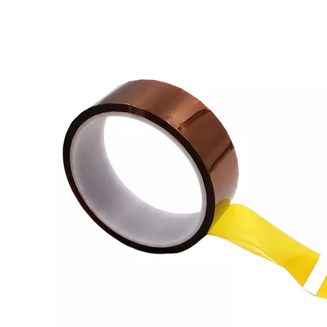 Rouleau Ruban Adhésif Polyimide Kapton 30m x 4mm à 20mm Isolant Thermique Polymi 3