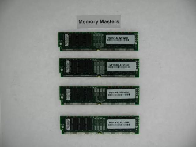 MEM3640-32U128D 128MB Approved 4x32MB DRAM upgrade for Cisco 3640 Routers
