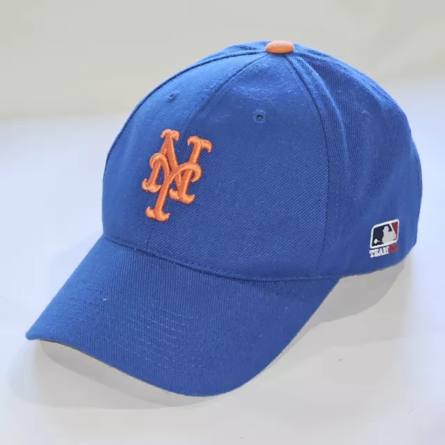 New York Mets NY Baseball Hat Cap Adjustable Strapback Blue Orange TeamMLB