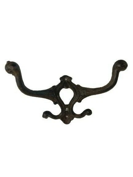 Primitive Decor Hook Coat Rack Double Hanger Barn Decor Country