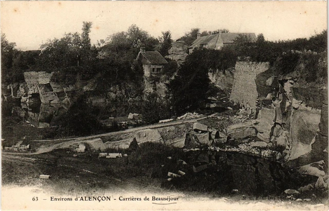 CPA Env. d'ALENCON - Carrieres de Beauséjour (356713)