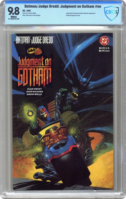 Batman Judge Dredd Judgment on Gotham #1 Bisley Variant CBCS 9.8 1991