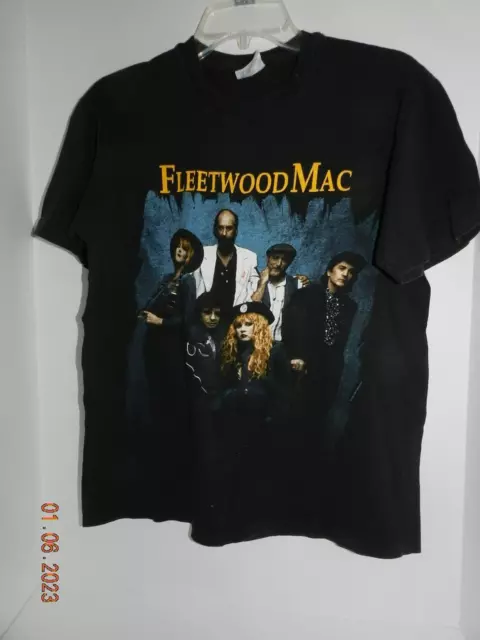 Vintage 1990 Fleetwood Mac Behind The Mask Tour T Shirt Size L 42-44 Grunge 90s
