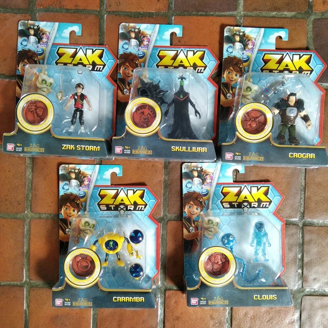 BANDAI ZAK STORM s rie de 5 blisters neufs zak clovis crogar