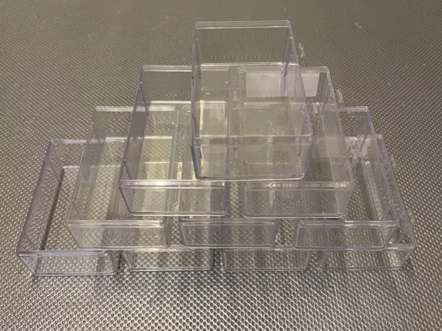 Materialschalen 10 Stück Kunststoff zum Basteln Sortieren Ablegen