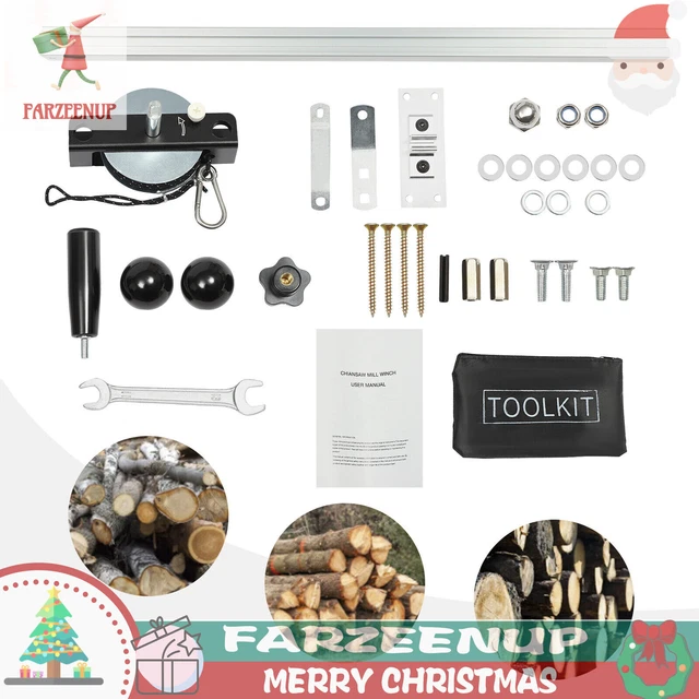 AUXILIARY OILER WINCH Kit Mill Lumber Chainsaw Mill Winch With Handle