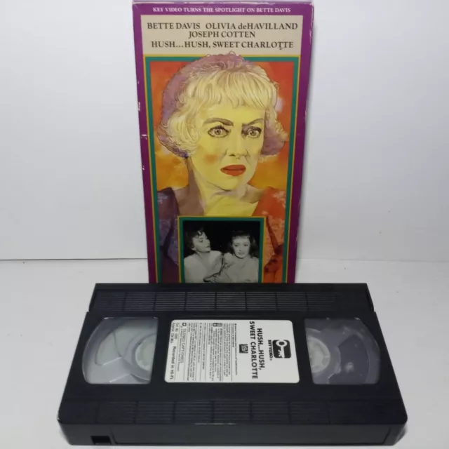 Hush Hush Sweet Charlotte￼ VHS Bette Davis Olivia DeHavilland Classic Horror
