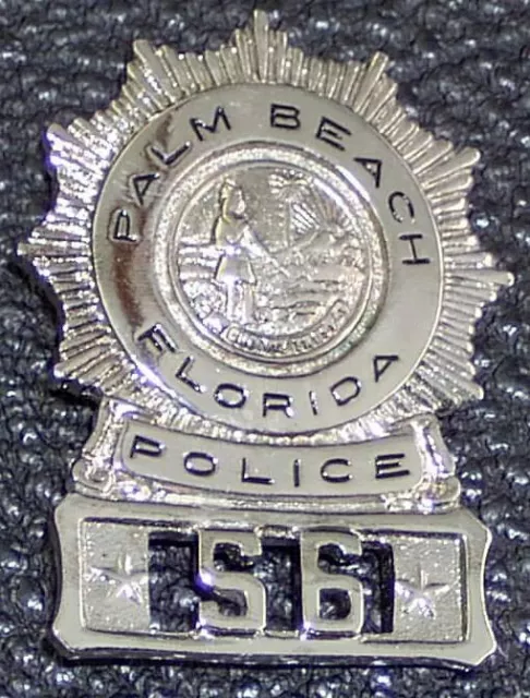 h/19***OLD-Policebadge: PALM BEACH POLICE