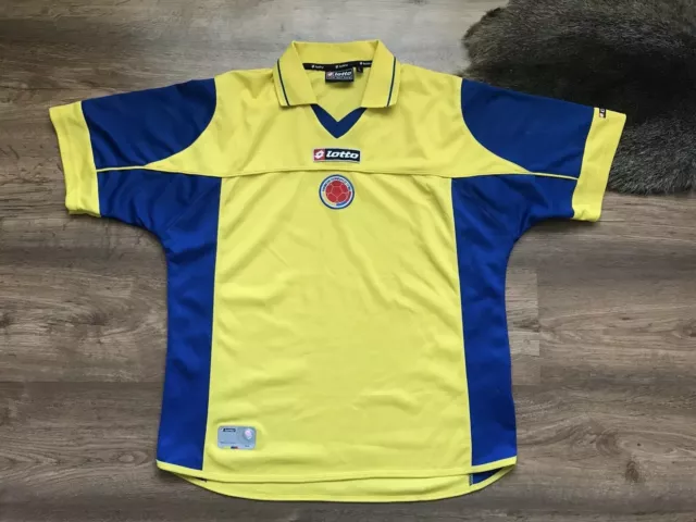 Colombia National Team 2003/2004 Home Football Shirt Jersey Camiseta Lotto