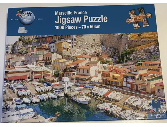 THE WORKS 1000 piece Jigsaw Puzzle Marseille France £4.00